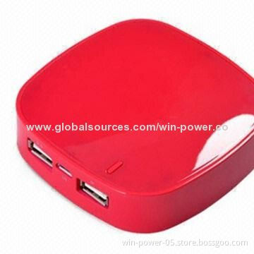 Power Bank for iPhone/iPad with 3,000mAh Capacity, Sized 80 x 75 x 20mm